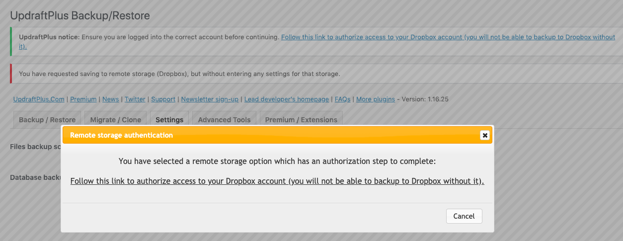 Remote verification prompt popup link