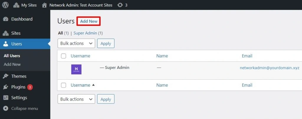 WordPress Multisite