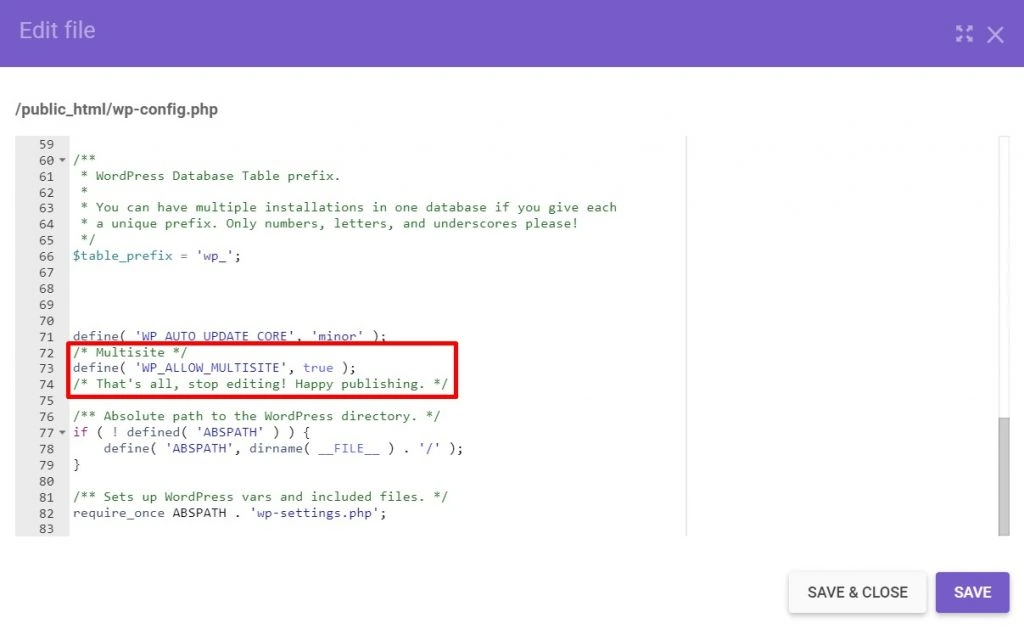 WordPress Multisite