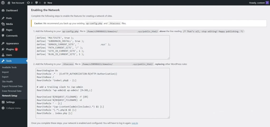 WordPress Multisite
