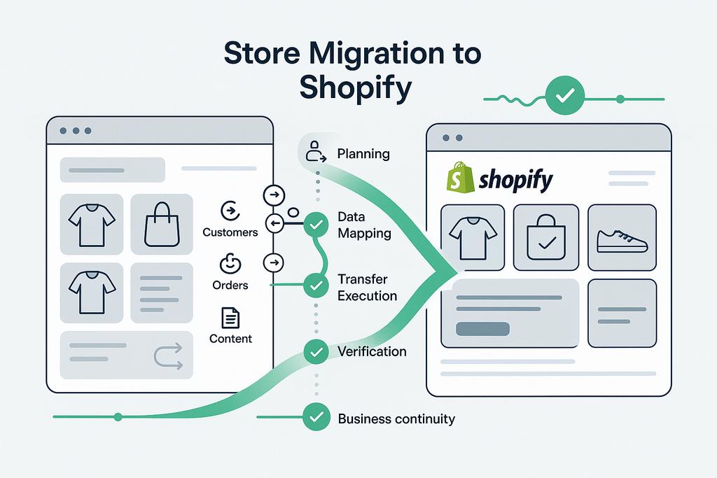 Step-by-Step Shopify Migration Process visual 2