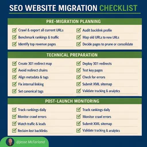 Shopify Migration SEO Checklist